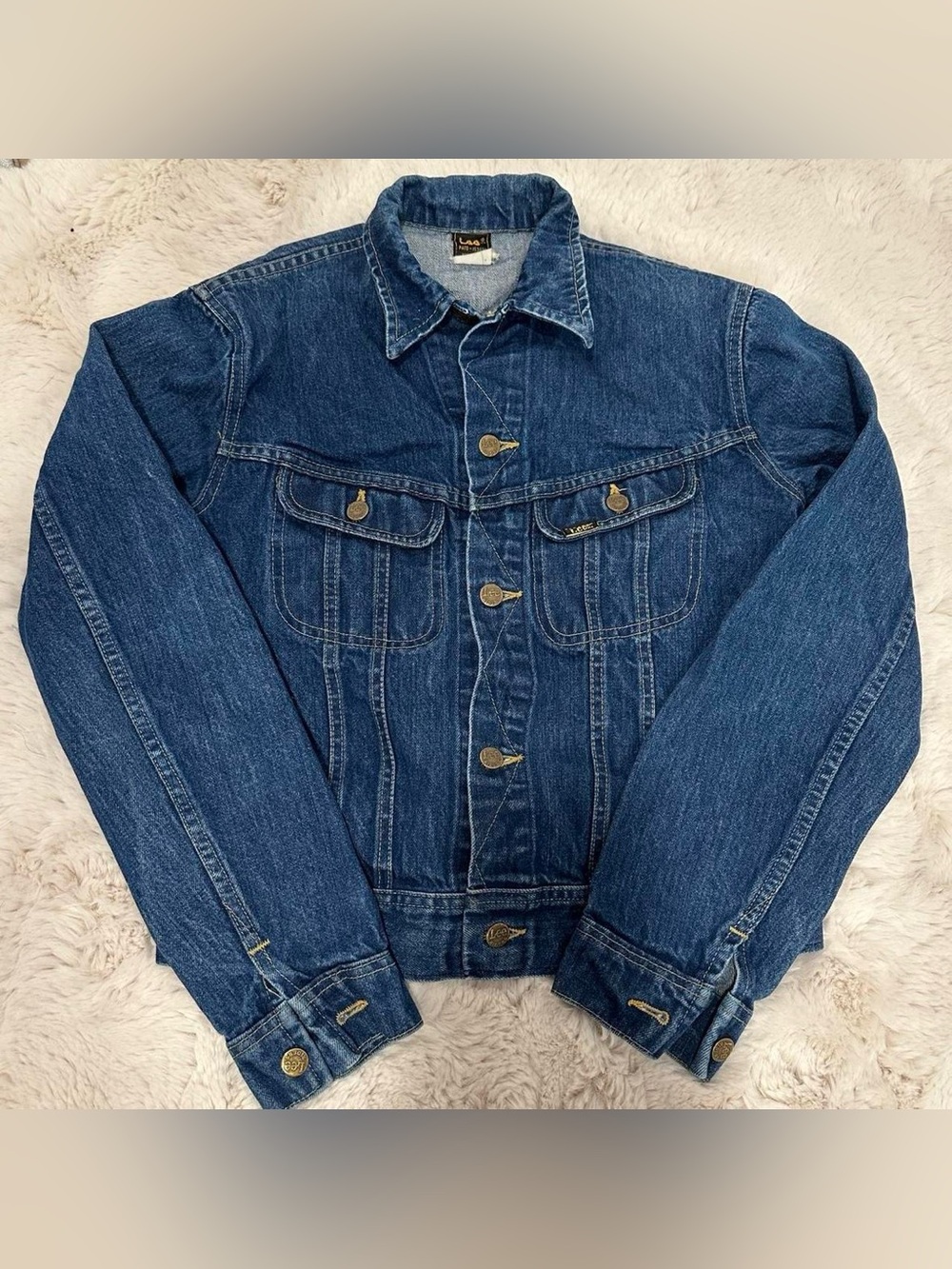 80s vintage western lee jean jacket